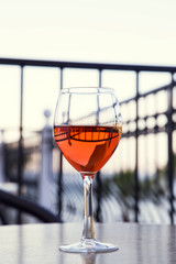 glass of wine