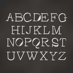 English alphabet cursive