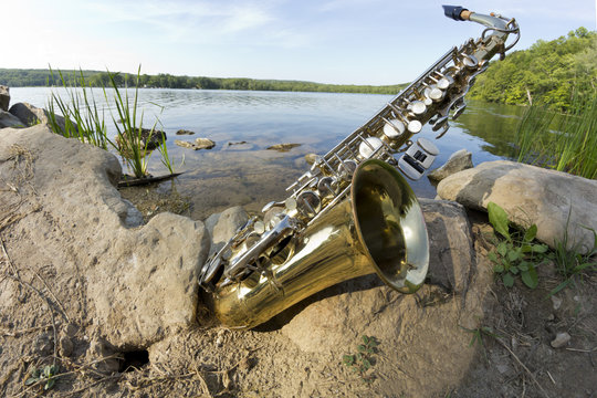 Saxophone Lake Fisheye