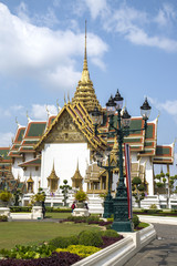 Obraz premium Temple of the Emerald Buddha in Bangkok, Thailand.