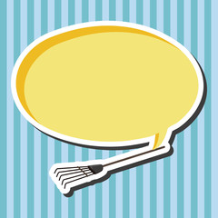 gardening shovel theme elements