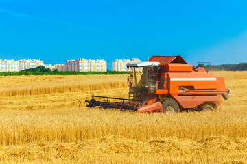 combine harvester
