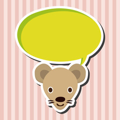 animal mouse cartoon theme elements