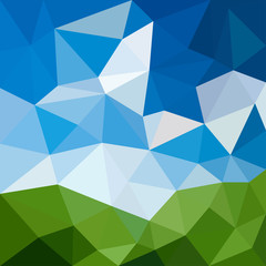 Triangular abstract background landscape