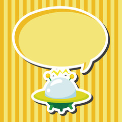 Space ufo theme elements