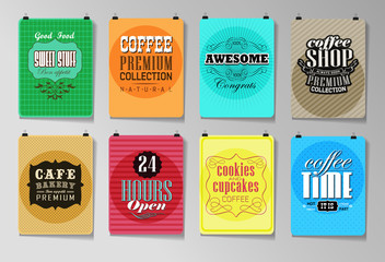 Set of poster, flyer, brochure design templates