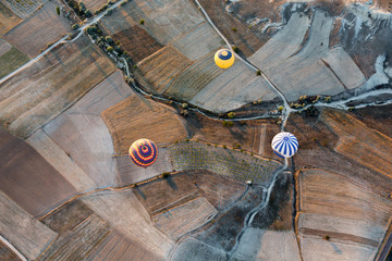 Cappadocia, Turkey.The greatest tourist attraction of Cappadocia , the flight with the balloon