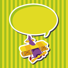 transportation airplane theme elements