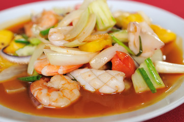 Sweet and sour shrimp