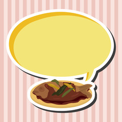 chinese food theme elements