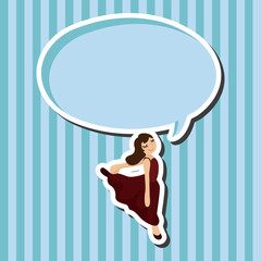 dancer theme elements vector,eps