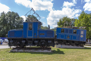 Obraz premium Locomotives of the Bavarian Zugspitze Railway in Munich, 2015