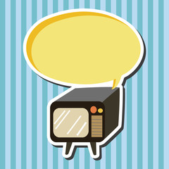 Home appliances theme tv elements