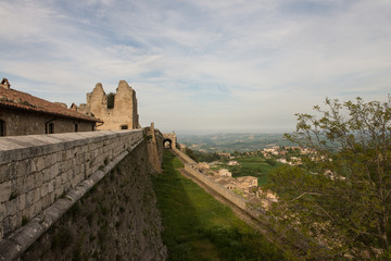 Fototapeta na wymiar Fortezza di Civitella del Tronto