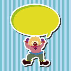 clowns theme elements vector,eps