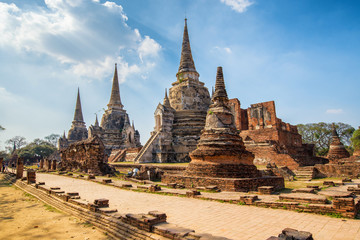 Wat Phrasisanpetch in the Ayutthaya - obrazy, fototapety, plakaty