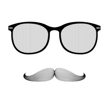 Hipster Sunglasses and Mustaches