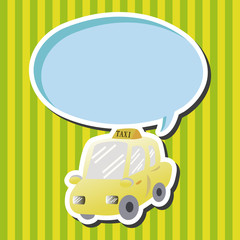 transportation car taxi theme elements vector,eps