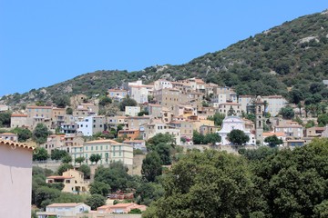 Fototapeta na wymiar Lumio, village de Haute-Corse 