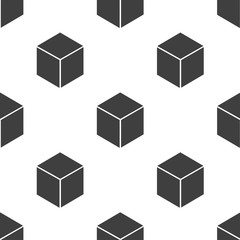 seamless pattern with cube