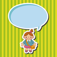student cartoon theme elements vector,eps