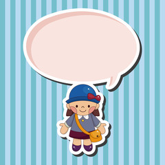 student cartoon theme elements vector,eps