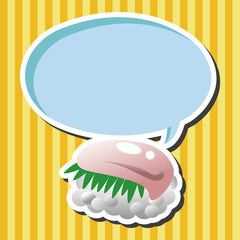 Japanese food sushi theme elements