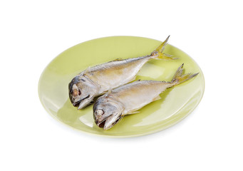 Fresh mackerel fish isolated on white background