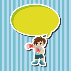 boxer theme elements vector,eps