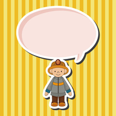 fireman theme elements vector,eps