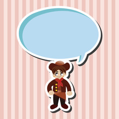 cowboy theme elements vector,eps