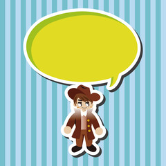 cowboy theme elements vector,eps