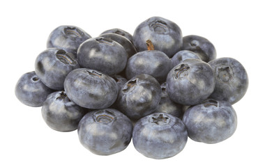 blueberries on a white background isolated