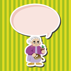 family grandmother character theme elements