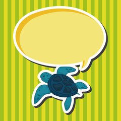 Tortoise theme elements vector,eps