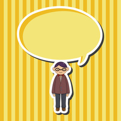 boy man cartoon theme elements vector,eps