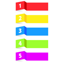 Obraz premium tag label paper color vector