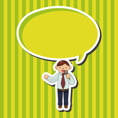 Office workers theme elements