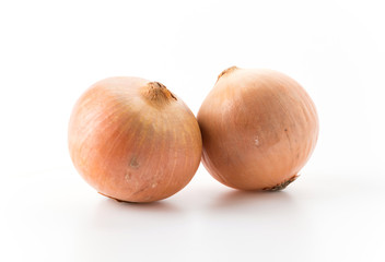 Fototapeta premium onion isolated on white background