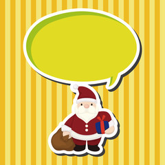 santa claus theme elements