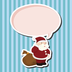 santa claus theme elements
