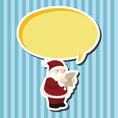 santa claus theme elements
