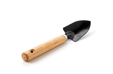 trowel or spade on white background