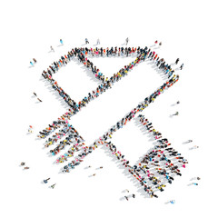 people in the shape of a scarf, clothes.