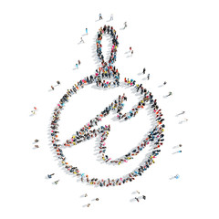 people in the shape of Christmas toys, christmas.