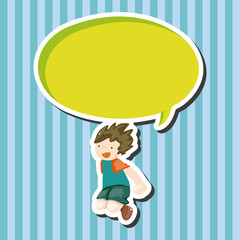 jumping person theme elements