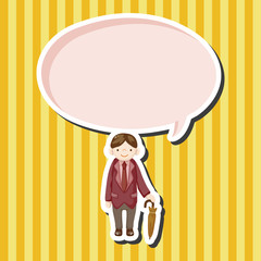 boy man cartoon theme elements