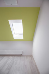 Skylight in modern house