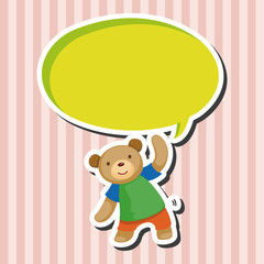 animal dancing cartoon theme elements