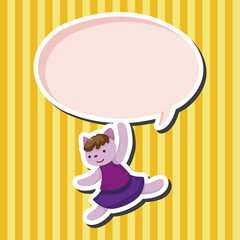 animal dancing cartoon theme elements